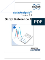 DataAnalysis Script Reference Manual