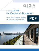 Handbook For Doctoral Students