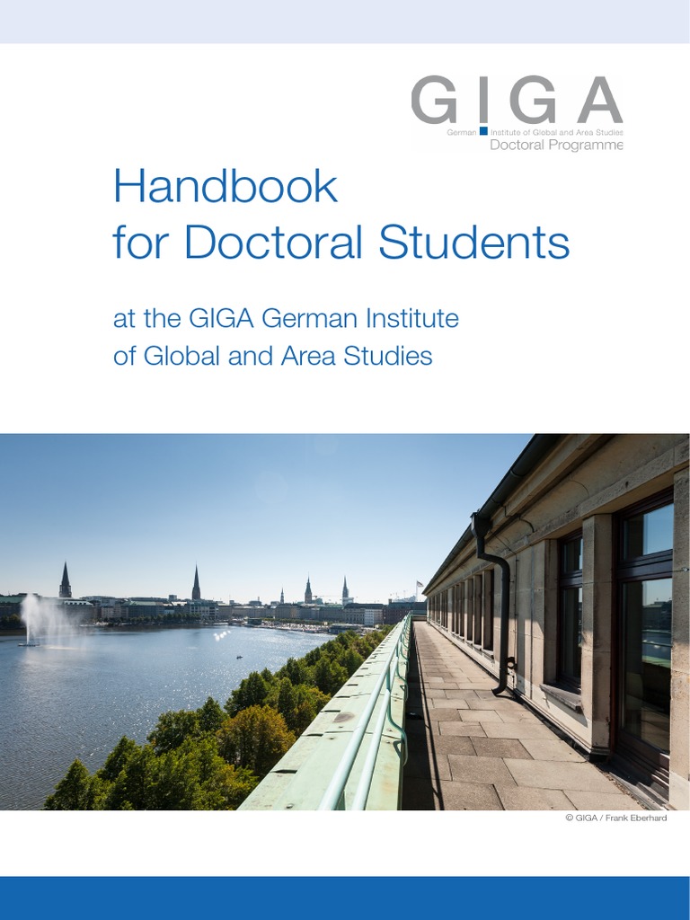 Handbook For Doctoral Students | PDF | Thesis | Doctor Of Philosophy