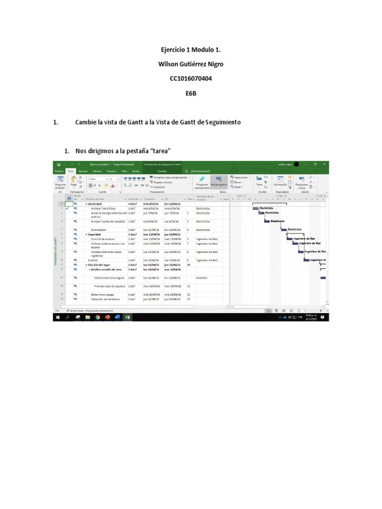 Ejercicio Modulo 1 | PDF | Computadoras