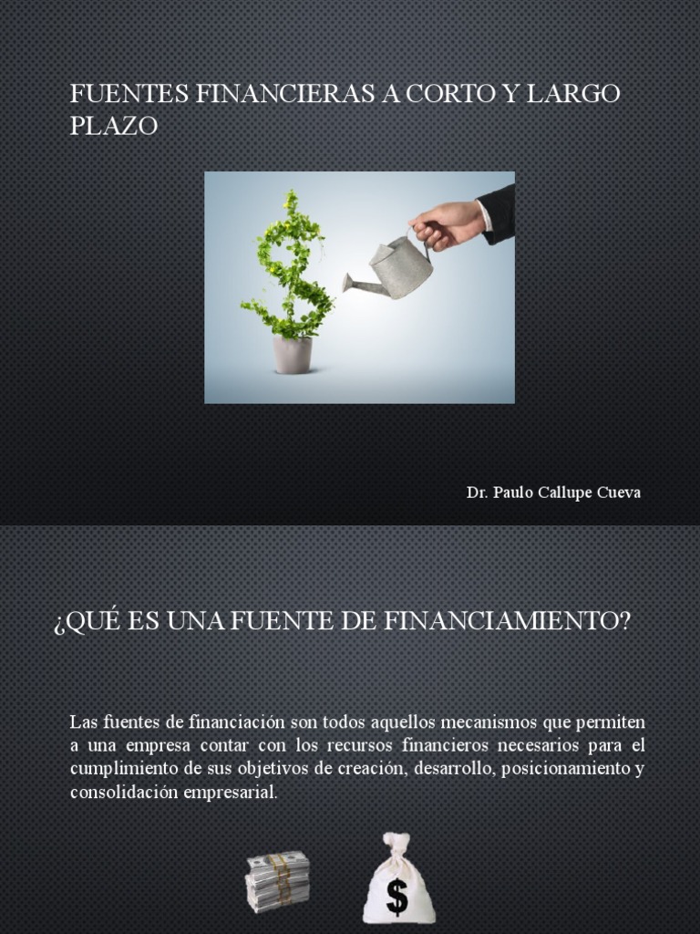 Financiamiento A Corto y Largo Plazo | PDF | Hipoteca Comercial ...