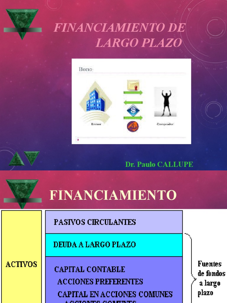 Fuentes de Financiamiento a Largo Plazo | PDF | Arrendamiento ...