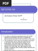 Beyond 3G: An Extract From 3GPP