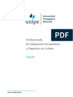Profesorado de Educ Sec y Sup en Letras PDF