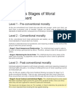 Kohlberg's Stages of Moral Development Explained