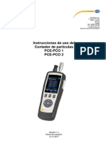 Manual Contador Particulas Pce Pco 1 Pce Pco 2 v1.2 - 937811 PDF