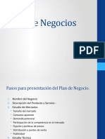 Plan de Negocios