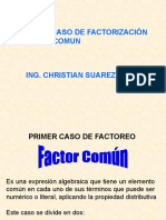 Clase 14 Factor Comun (ALGEBRA)