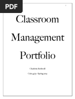 Classroom Management Portfolio: Charlotte Rothwell Cuin 4375 - Spring 2019