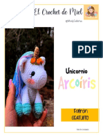 Unicornio Arcoíris - Patrón Gratuito PDF