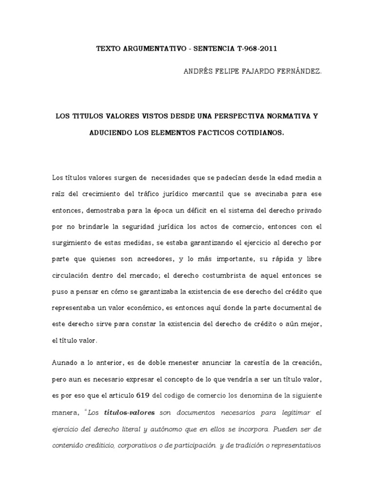 Sentencia T 968 Dic 16 11