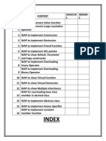 C++ Index