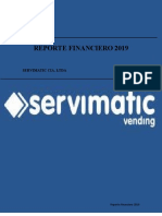 Empresa Servicio - Servimatic Cia. Ltda. 2019