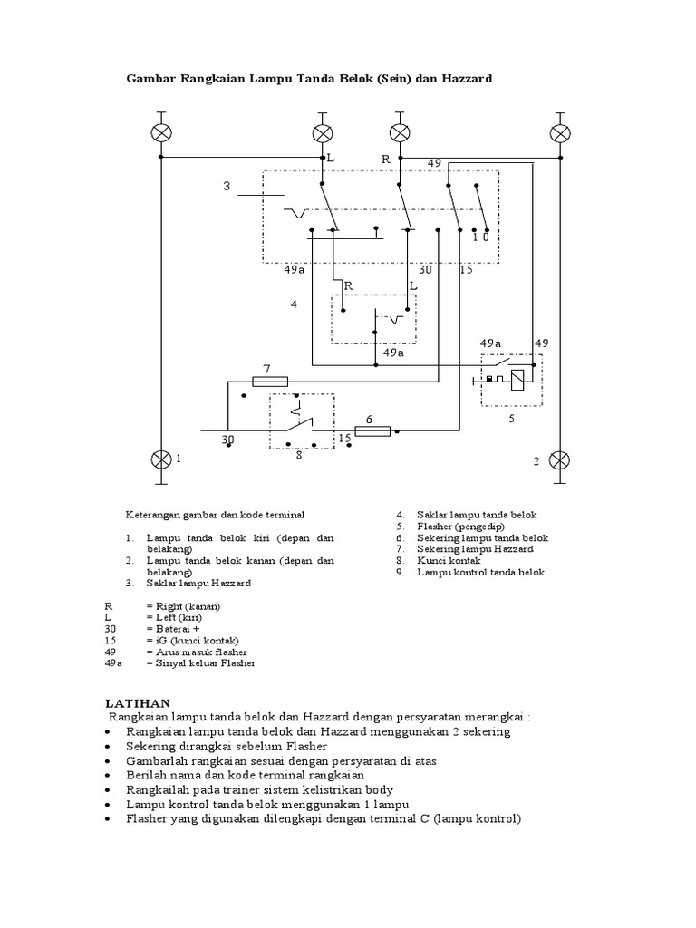 Sistem Lampu Tanda Belok | PDF