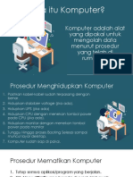 Materi Menghidupkan Dan Mematikan PC PDF