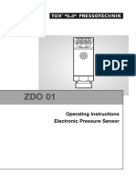 Operating Instructions Electronic Pressure Sensor