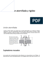 Unión atornillada y rigidez: Cálculo de rigidez efectiva