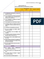 Lista de Cotejo 11 B