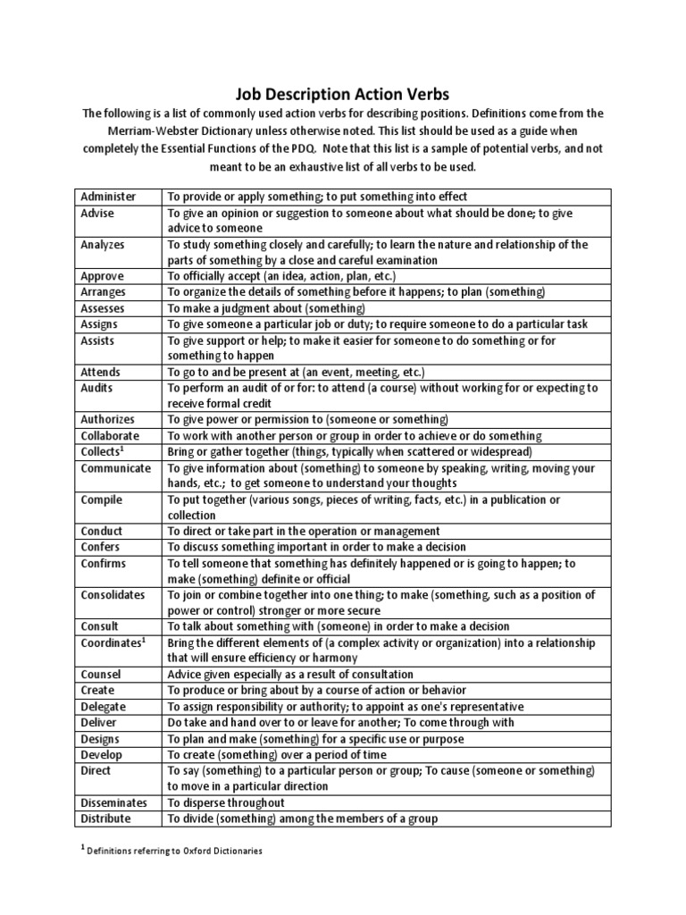 job-description-action-verbs-definitions-referring-to-oxford