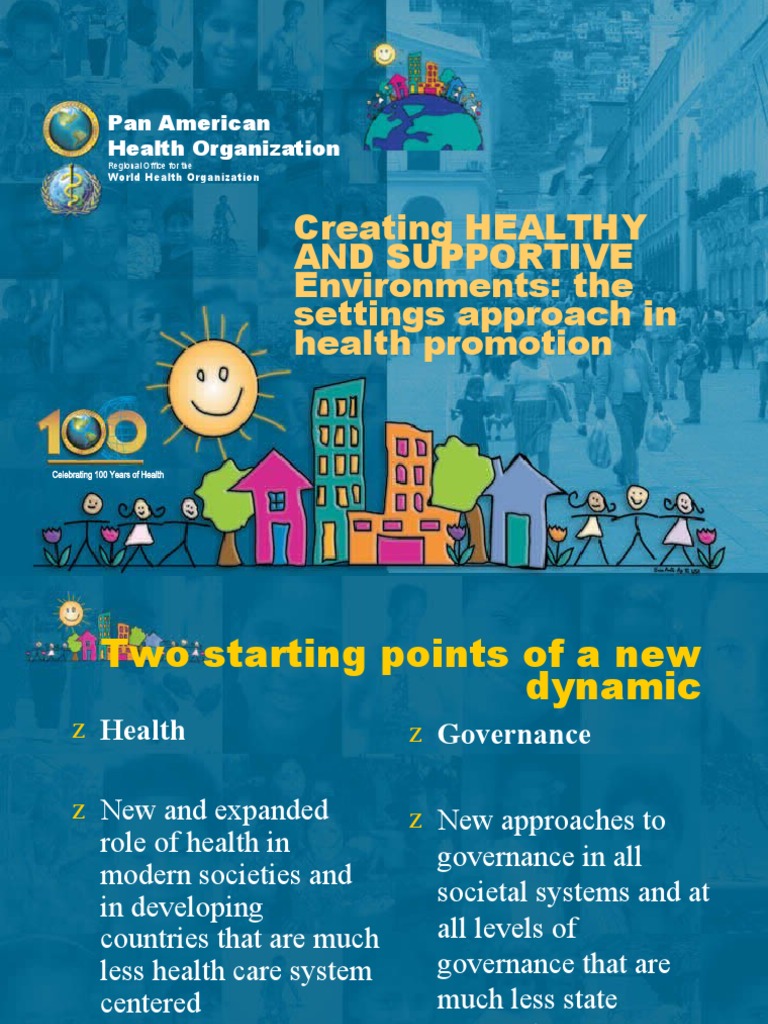 Healthy Communities: Promoting Well-Being | PDF | Pan American Health ...