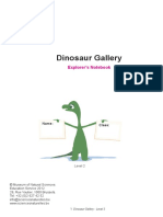 Dinosaur Gallery: Explorer's Notebook