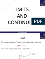 Limits AND Continuity