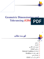 Geometric Dimensioning and Tolerancing (GD&T)