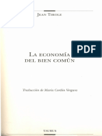 Jean Tirole _2017_ La economía del bien común. Capítulos 6 pp. 171-193 Capítulo 7 pp. 193-213. (1)