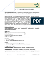 Buffered Peptone Water (Iso) PH 7.0 (9262) : Revision: 6 Effective Date: 4/5/2017