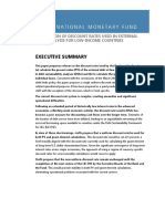 Executive Summary: Unification of Discount Rates Used in External Debt Analysis For Low-Income Countries