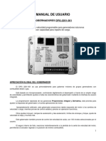 Manual Gobernador Colman DPG 2201 001