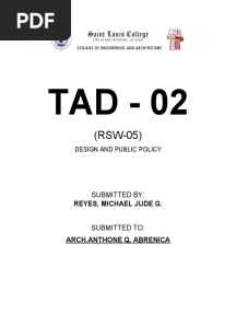 Tad2 - Design and Public Policy