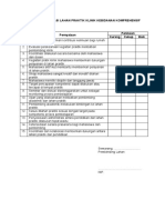 Kuesioner Evaluasi Lahan Praktik & Format Nilai