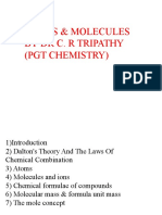 Atoms & Molecules by DR C. R Tripathy (PGT Chemistry)