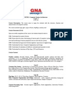 Syllabus B.Sc-IT-3 Computer System Architecture and Lab