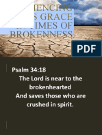 Experiencing God’s Grace in times of Brokenness
