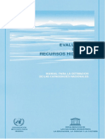 Manual- Evaluación de los recursos hídricos - OMM y UNESCO