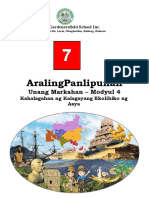 AP7-Q1-M4-Kahalagahan NG Kalagayang Ekolihiko NG Asya