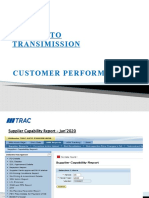 Customer Performace Card