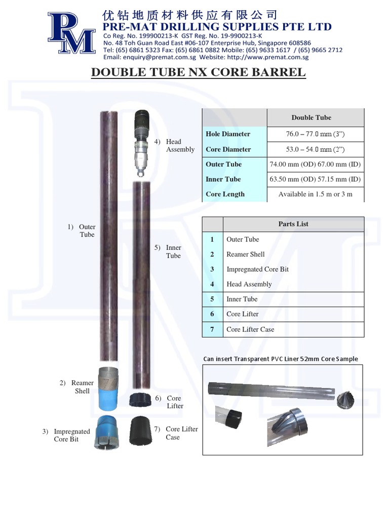12 Double Tube NX Core BarrelA PDF