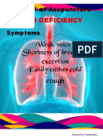 Lungs qi deficiency