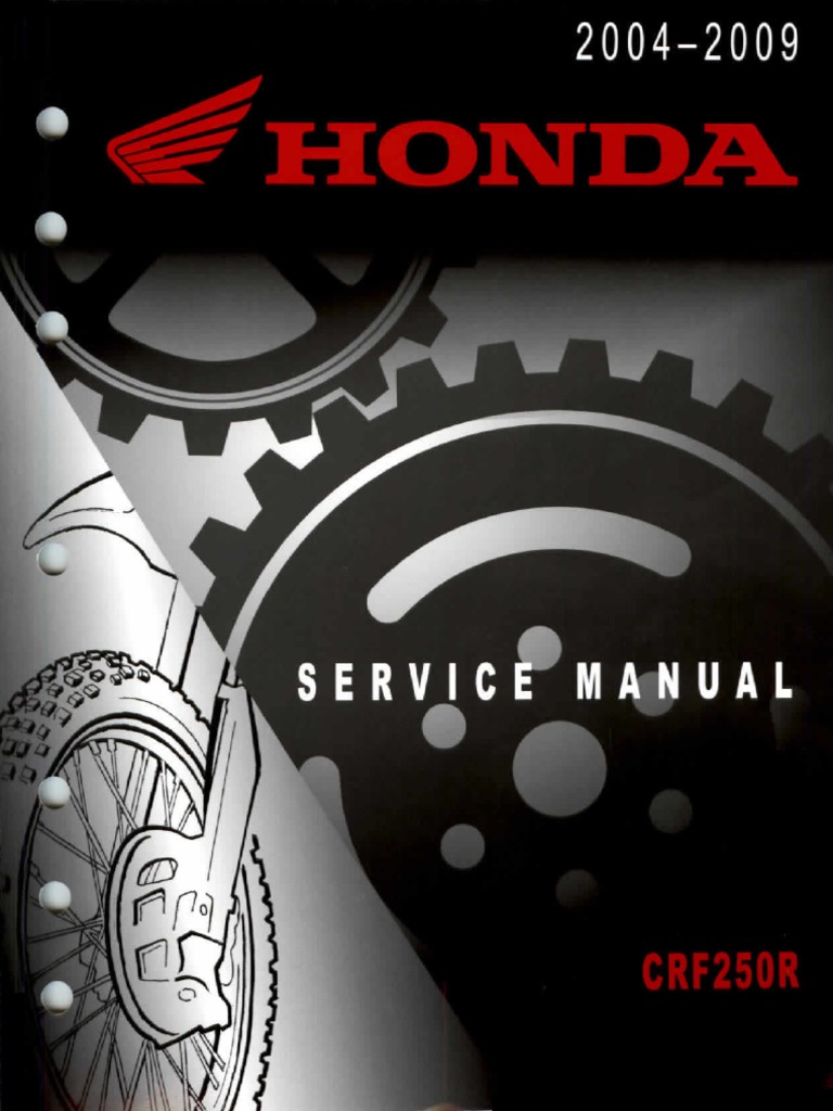 2005 HONDA CRF250R SERVICE MANUAL intelligence overview