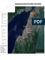 Peta Luas Area Permukiman Terdampak Bencana Banjir Di Kota Ambon, Provinsi Maluku
