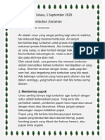 Selasa, 1 September 2020 Catatan Cara Merawat Tanaman PDF