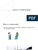 Relationships Week 1