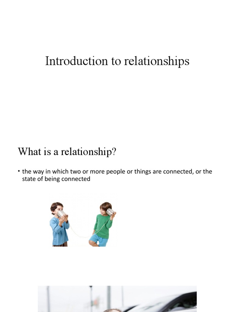 Relationships Week 1 | PDF