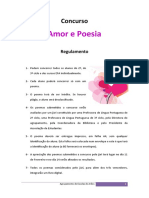 Regulamento Concurso Poesia s. Valentim