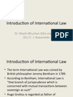 Introduction of International Law