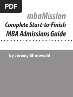 Download The Complete Start-to-Finish MBA Admission Guide by Jeremy Shinewald of MBA Mission First 25 pages by ManhattanGMAT SN47538677 doc pdf
