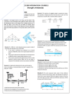 Nce 520 Integration Course 2 Strength of Materials: Simple Stress and Simple Strain